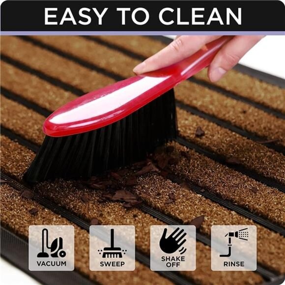 Extra Durable Door Mat - Dirt Trapping Outdoor Welcome Mats - Non-Slip Outdoor - Picture 4 of 7